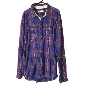 BKE Pearl Snap Shirt Western Athletic Fit sz 2XL